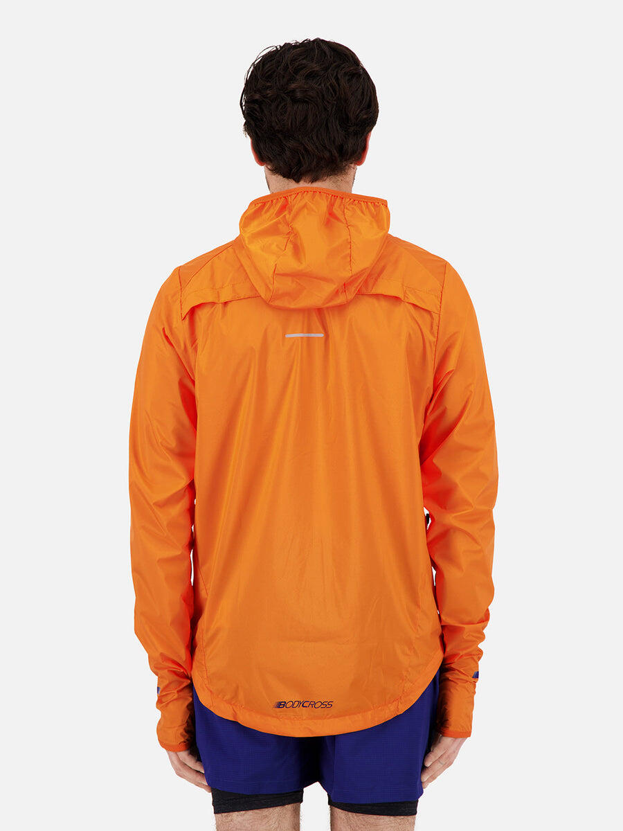 Veste coupe-vent BodyCross MID-ULTRA Orange imperméable 100% Polyester 3/8