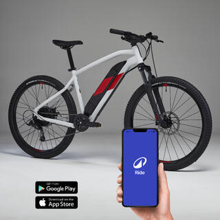 Rockrider - Seconde Vie - Vélo Vtt Électrique Semi-rigide 27,5” -  E-st 100... - Excellent - Vélo Tout Terrain - Blanc|incolore|rouge - L - 175-184cm - Decathlon