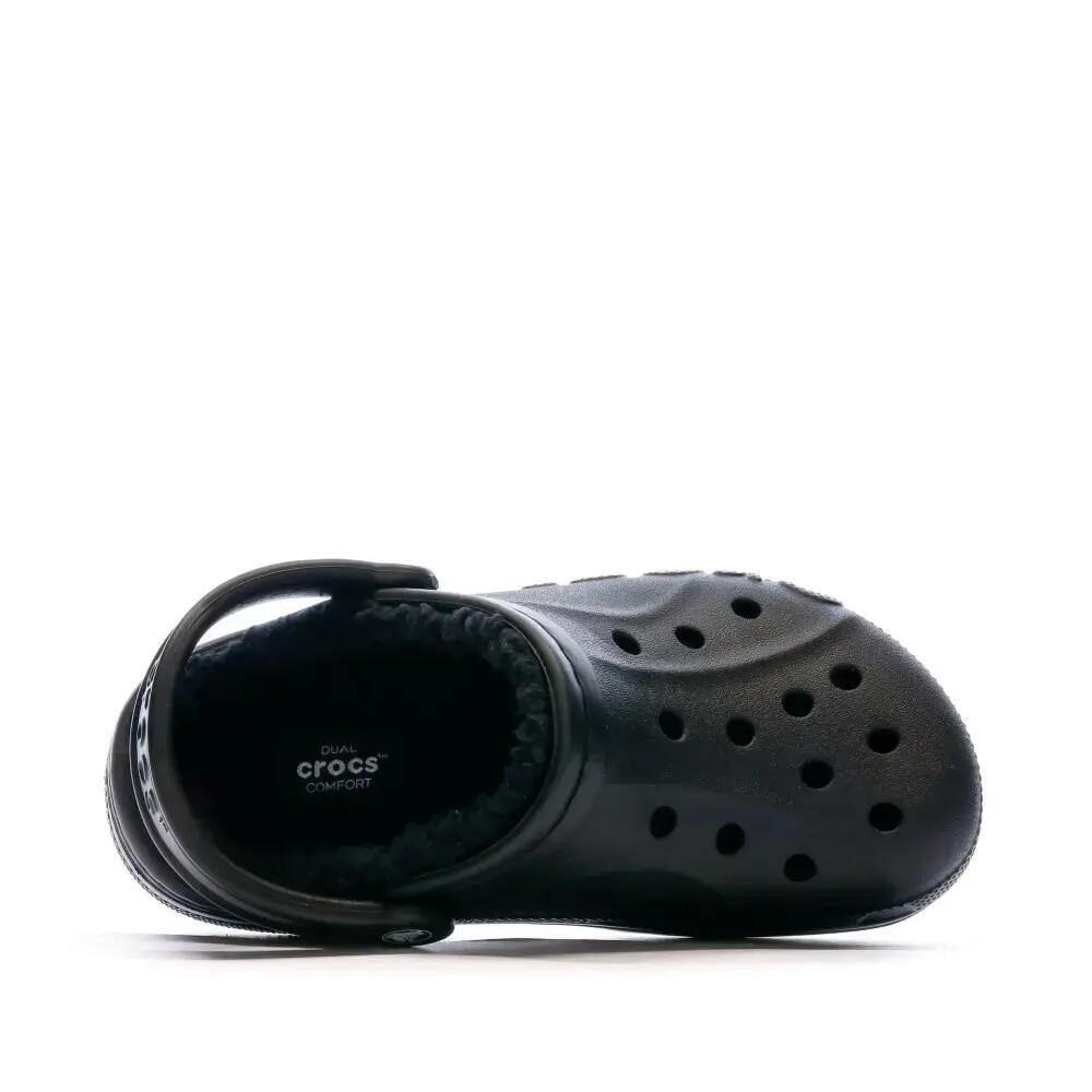 Sandales Crocs Noires Mixte Baya Lined Clog 4/5