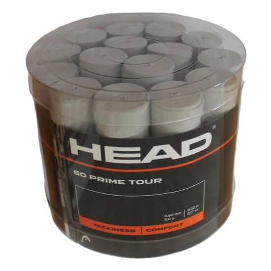 Griffband für Tennisschläger 60 Stück Hellgrau HEAD Prime Tour 60 pcs Pack