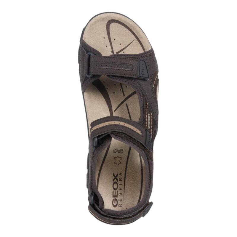 Sandalias Hombre Geox Uomo Sandal Strada Marron