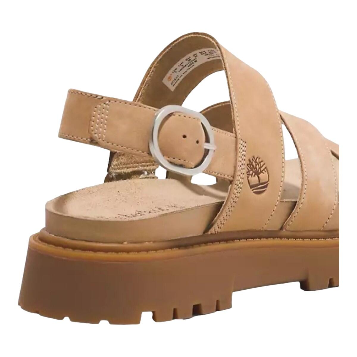 Sandály Timberland Model Clairemont Way Cross S Barva Hnědý 4/6