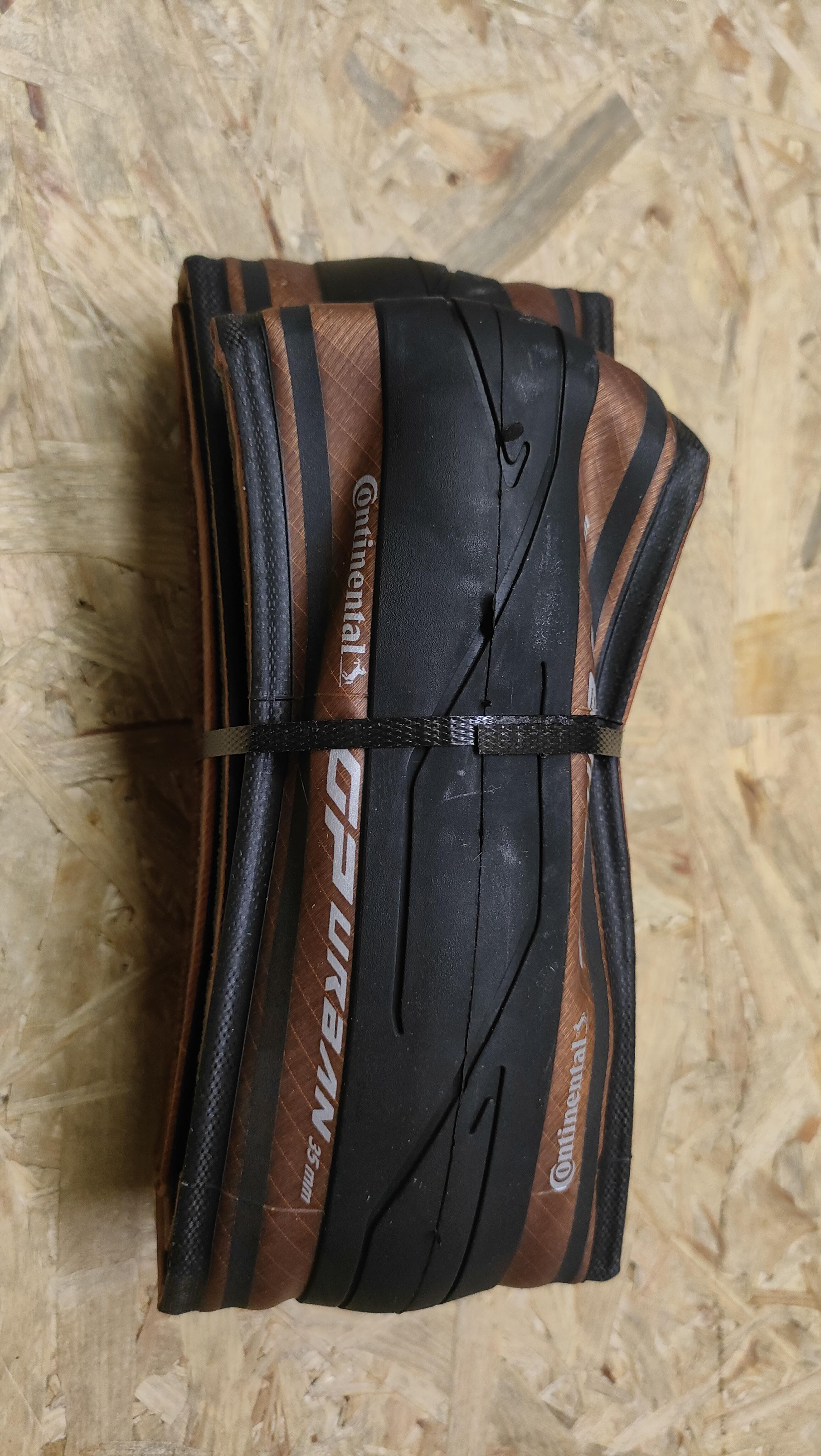 Pneu pour vélo de course Grand Prix Urban noir/marron, 28" 700x35C 35-622 4/4