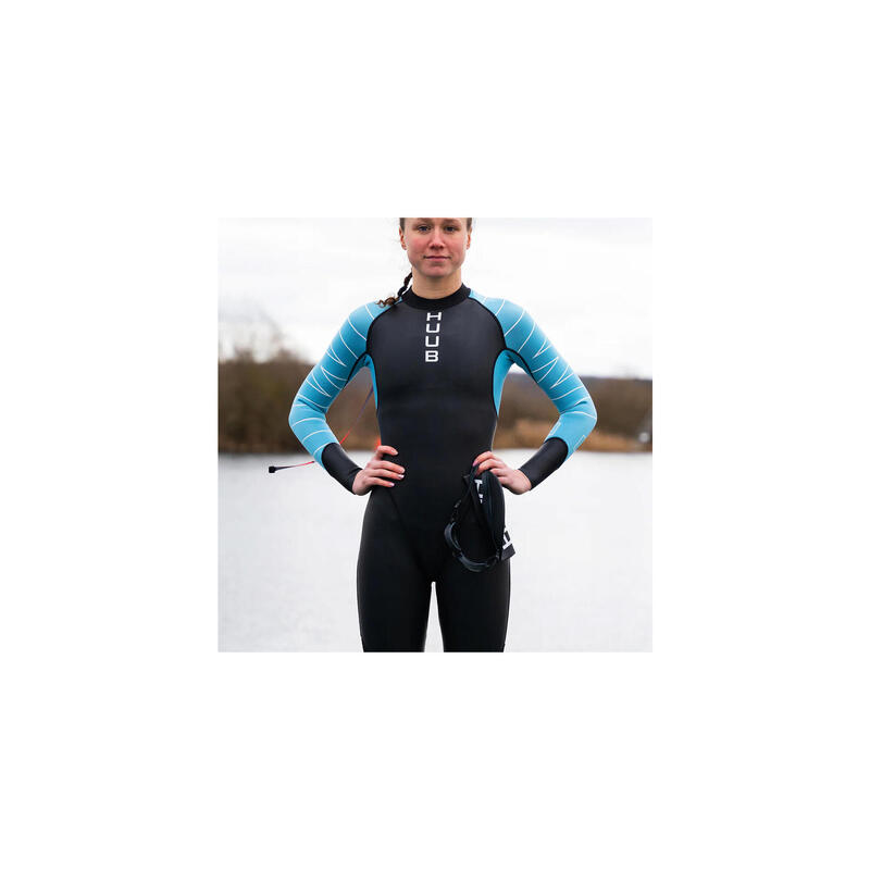 Damski Kombinezon Surfingowy Wodoodporny Huub Open Water Collective Czarny