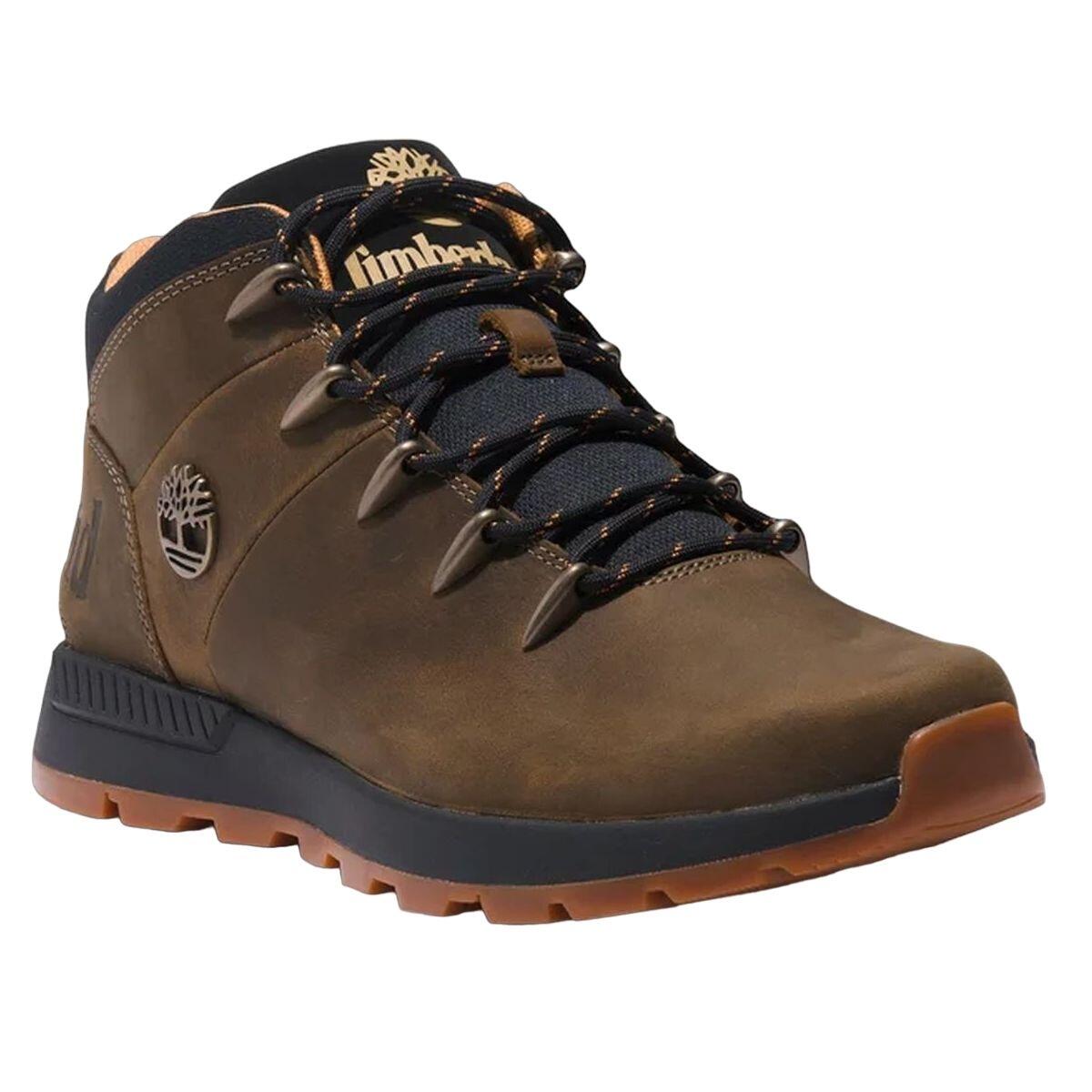 Trekkingschuhe Timberland Sprint Trekker Mid Olive Full Grain