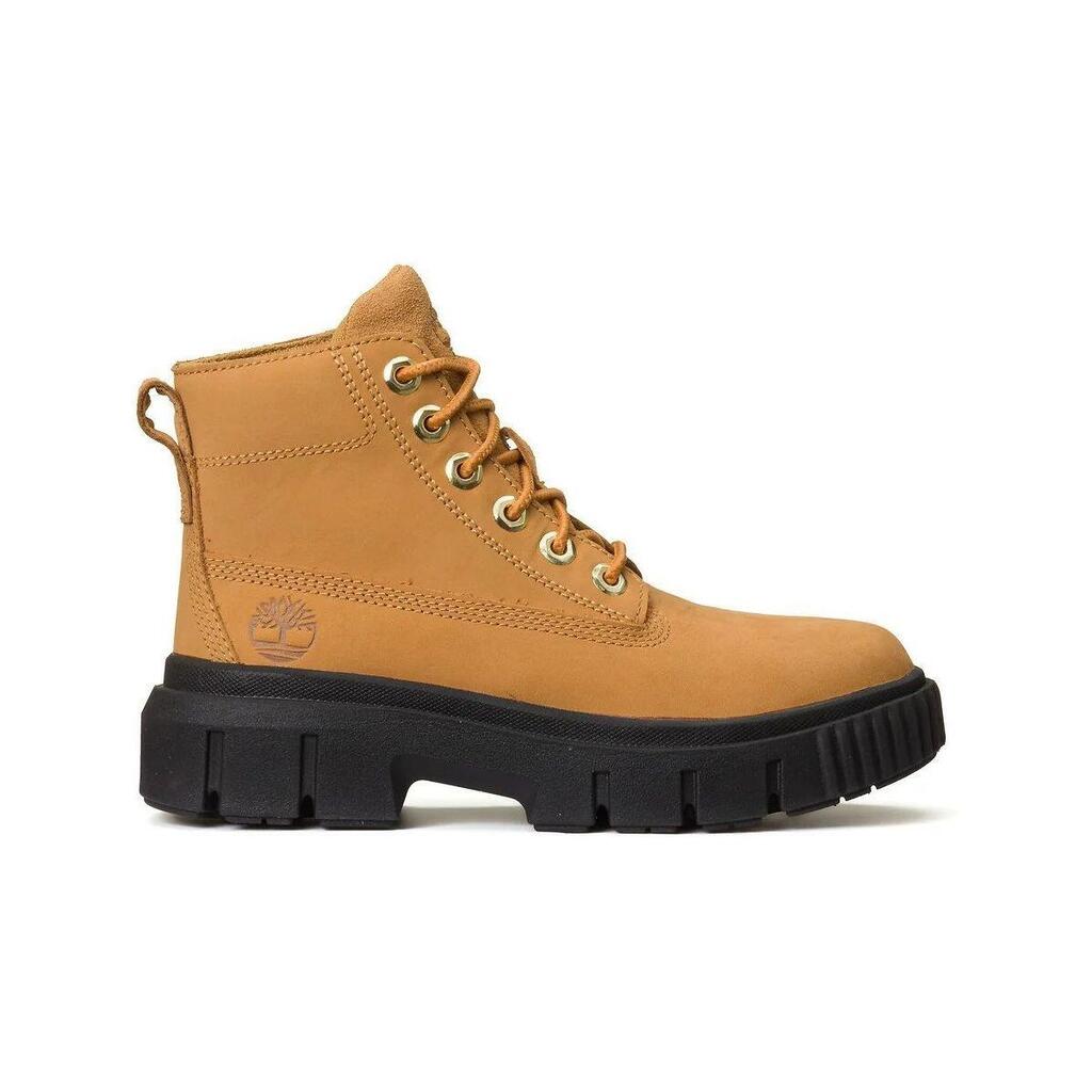 Greyfield Womens Ankle Lace Up Leather Boots