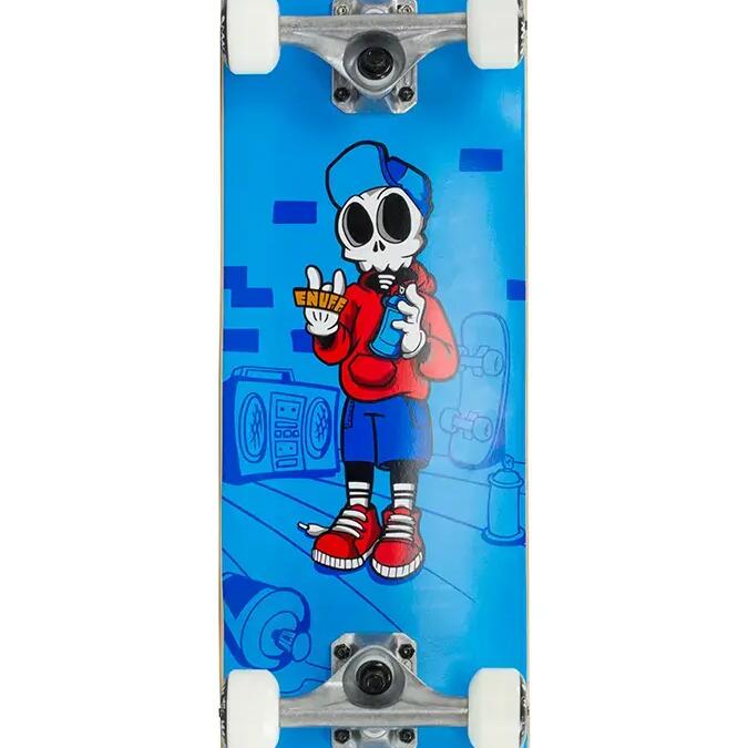 Skully Blue 7.75inch Complete Skateboard