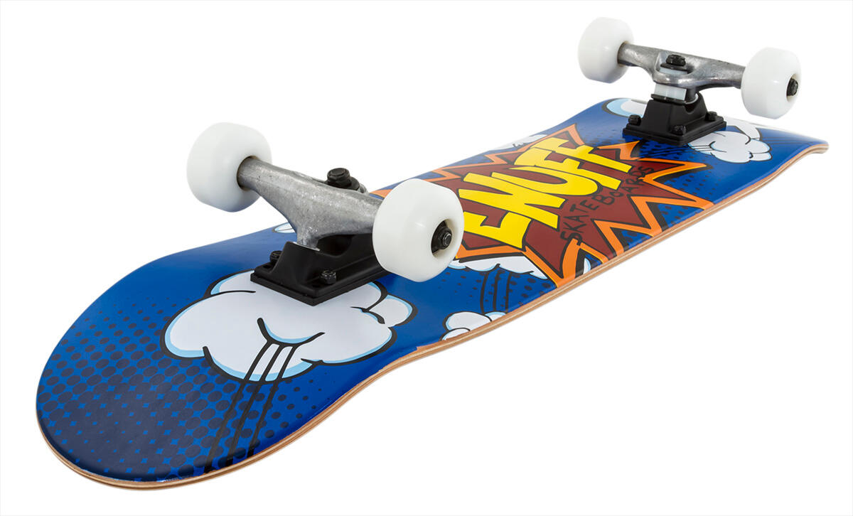 Skate Enuff POW 7.75"x31" Bleu/Blanc 2/4