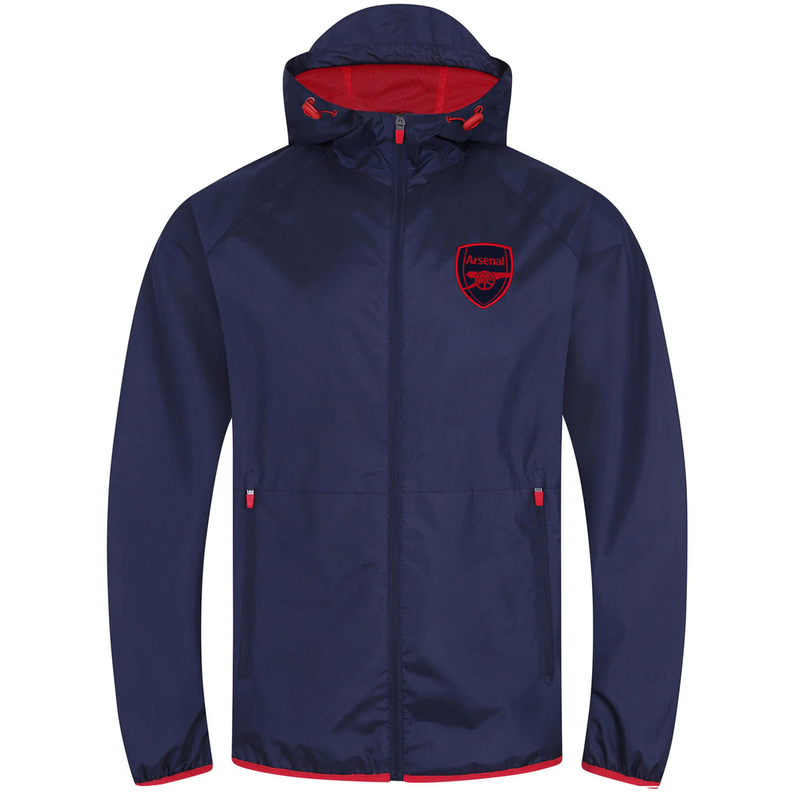ARSENAL Arsenal FC Mens Jacket Shower Windbreaker OFFICIAL Football Gift