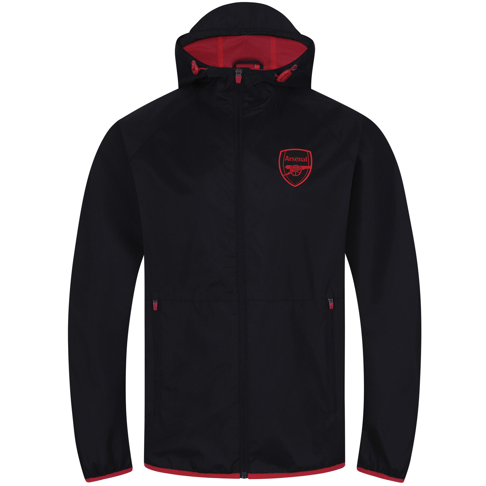 ARSENAL Arsenal FC Mens Jacket Shower Windbreaker OFFICIAL Football Gift