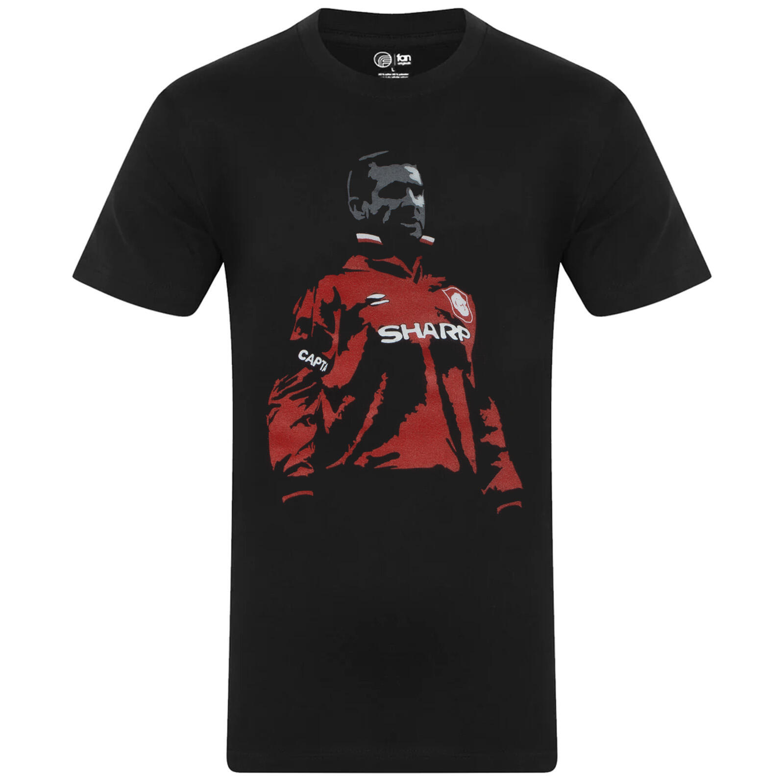 Fan Originals Eric Cantona T-Shirt Mens in 1996 Football Kit 1/1