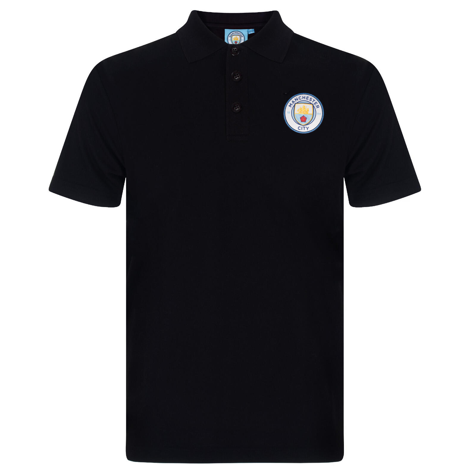 Manchester City Mens Polo Shirt Crest OFFICIAL Football Gift MANCHESTER CITY Decathlon