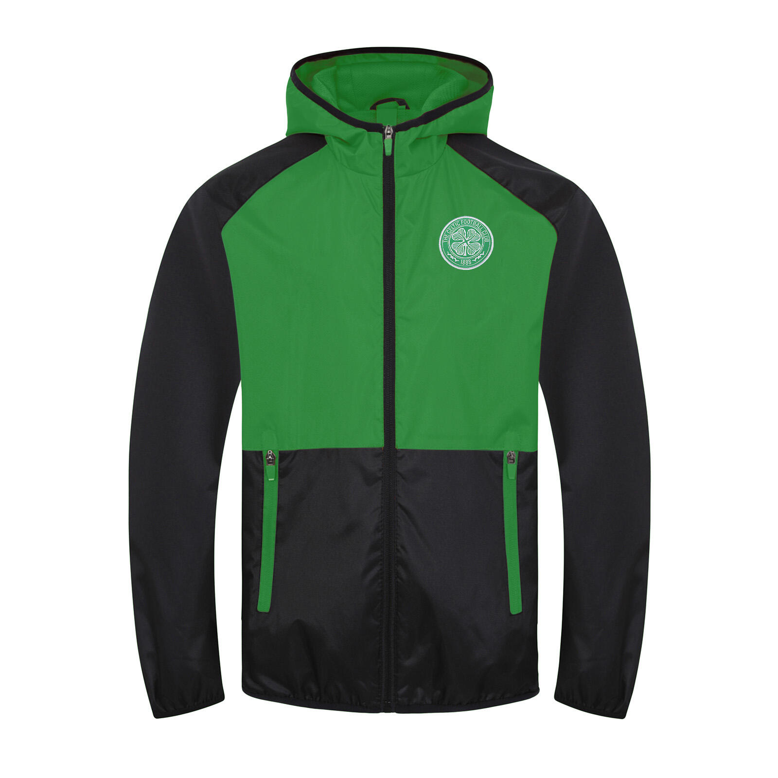 CELTIC FC Celtic FC Boys Jacket Shower Windbreaker Kids OFFICIAL Football Gift