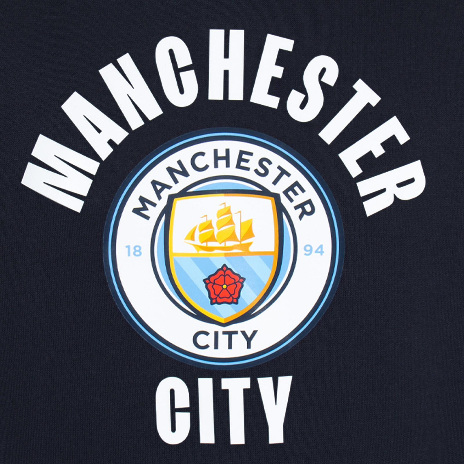 Manchester City Boys Hoody Fleece Graphic Kids OFFICIAL Football Gift 3/7