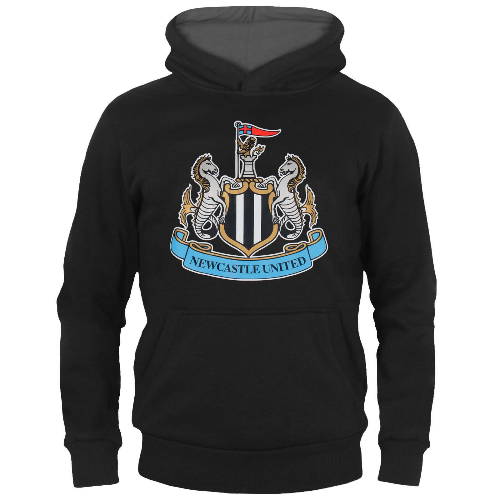 NEWCASTLE UNITED Newcastle United FC Boys Hoody Fleece Graphic OFFICIAL Football Gift