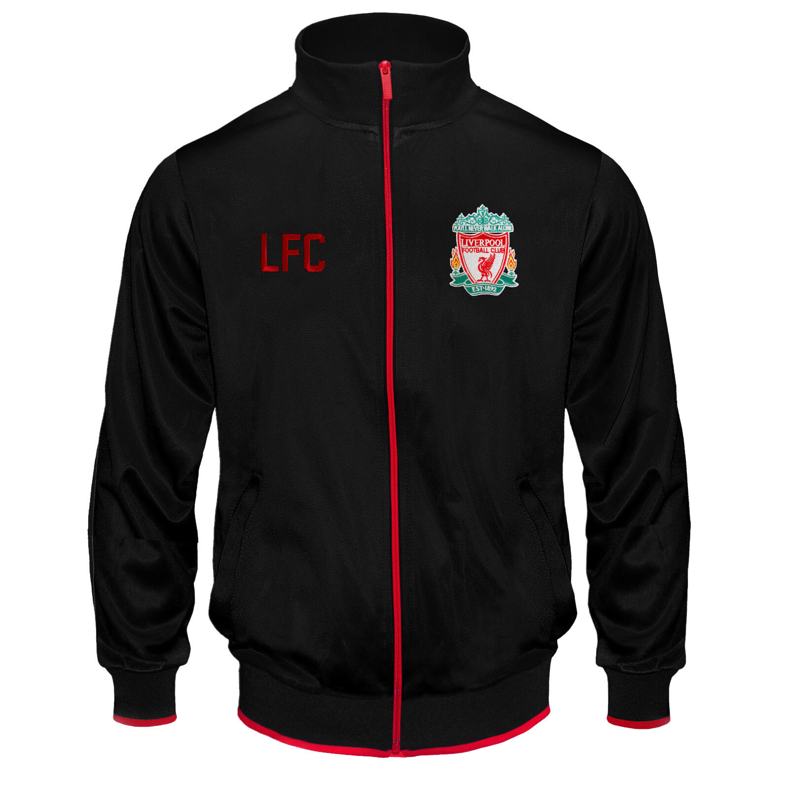 LIVERPOOL FC Liverpool FC Mens Jacket Track Top Retro OFFICIAL Football Gift