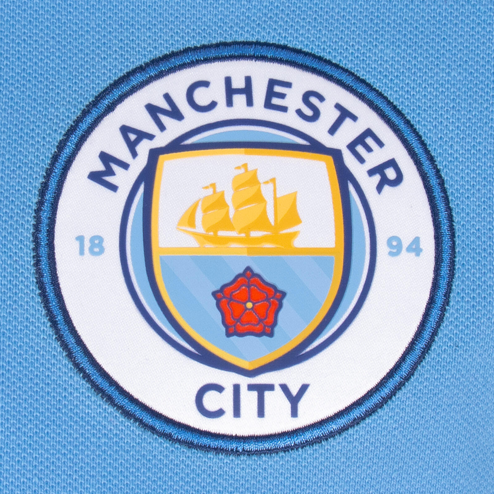 Manchester City Mens Polo Shirt Crest OFFICIAL Football Gift 4/6