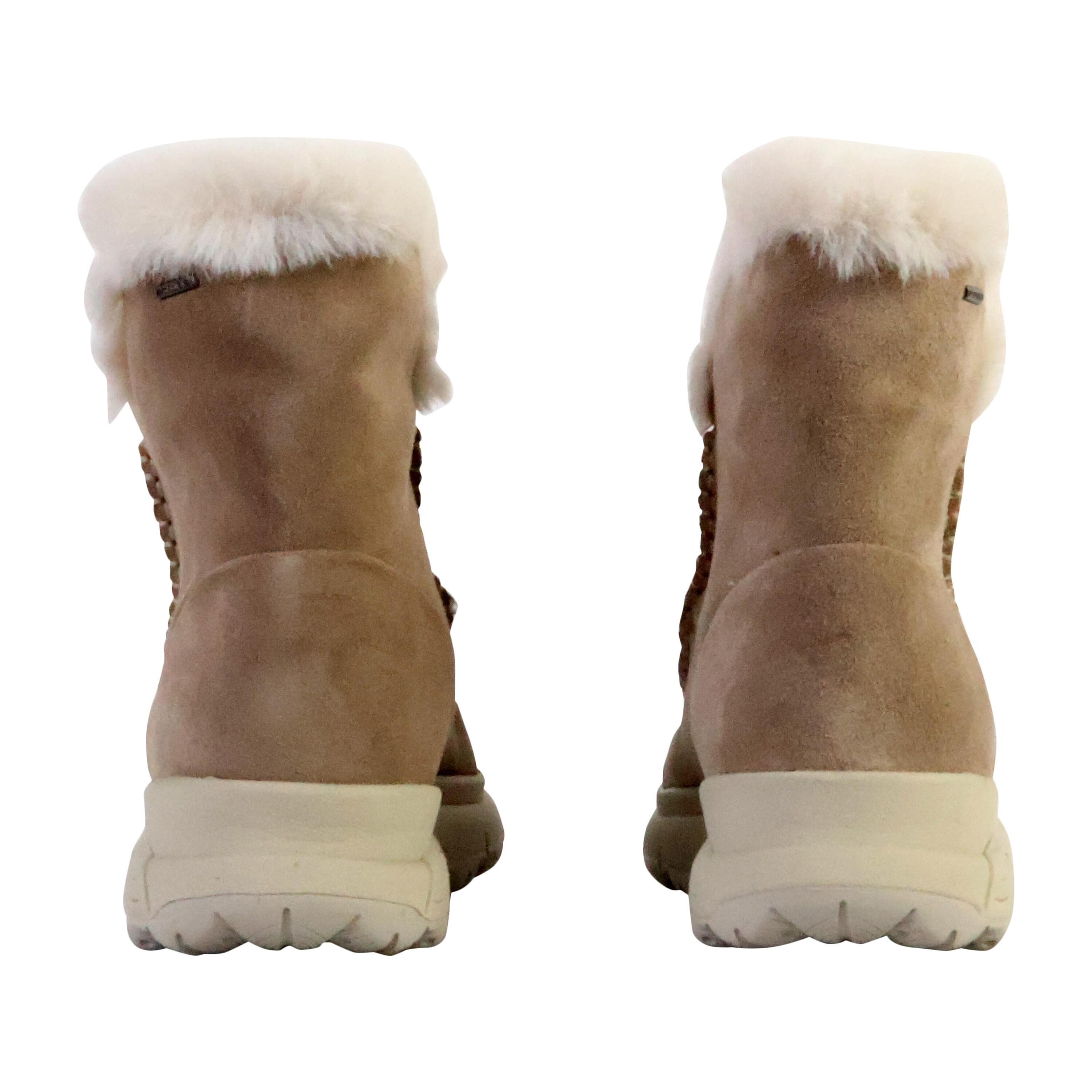 Botas de nieve apreski Mujer Geox D SPHERICA Beige 4/5