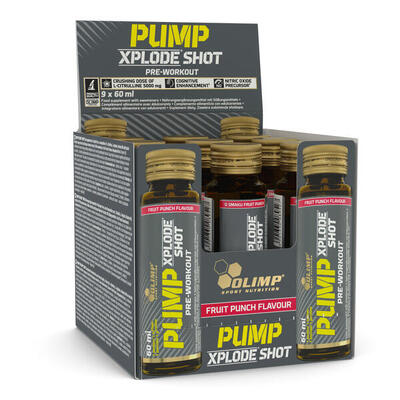 Pre-workout in shot - Pump Xplode Shot - Arancia