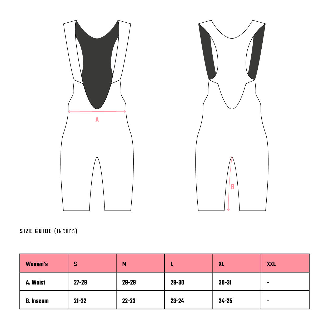Principal Bib shorts - Womens Bib Shorts - Black 4/4