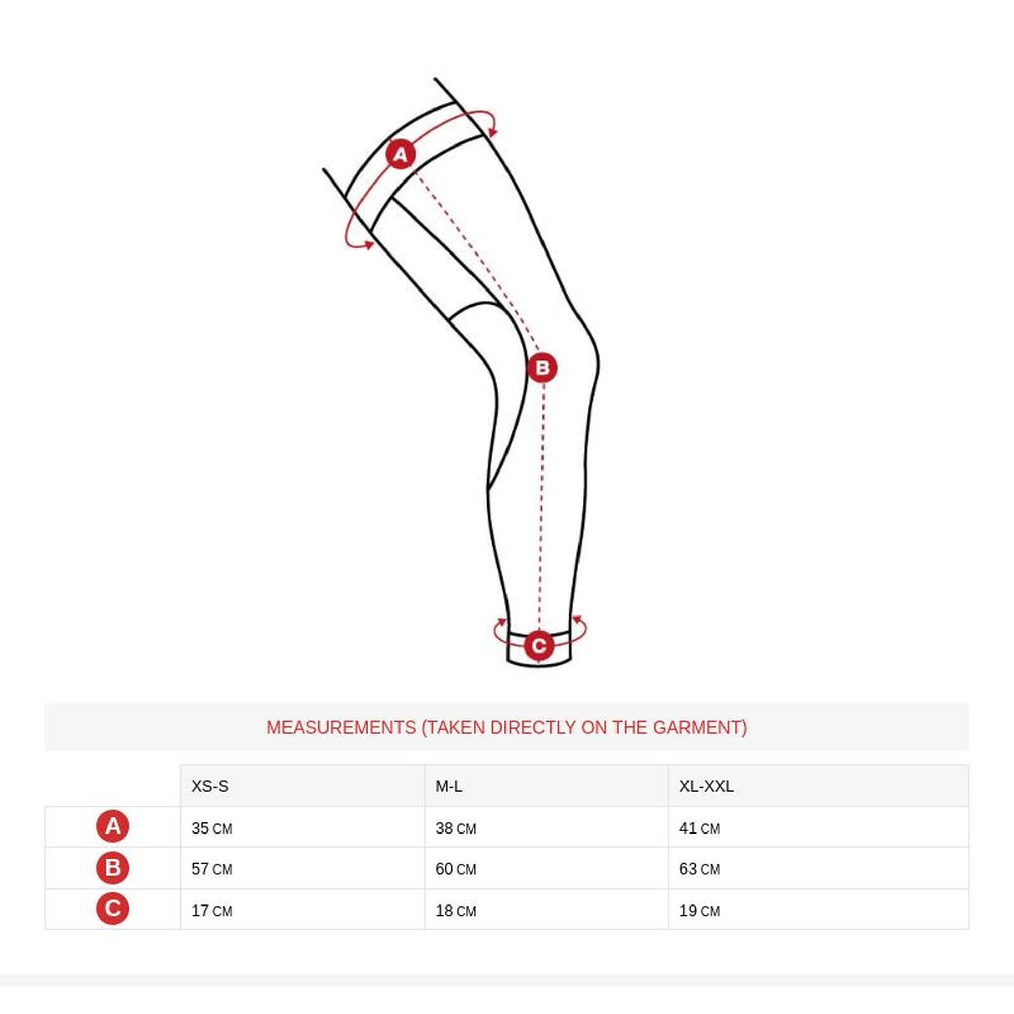 Herren und Damen Radsport Wasserabweisende Thermo-Beinlinge SRX Rainfall Siroko