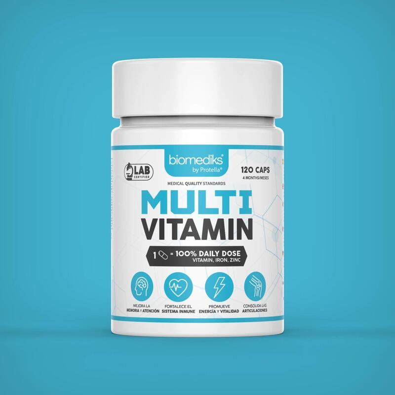Protella - Multivitamínico x 120 cápsulas - Promove o sistema imunológico Exclusivo Online      18,99€  Preço por quantidade 63,30€kg PROTELLA Protella - Multivitamínico x 120 cápsulas - Promove o sistema imunológicoVendido e expedido por: FitnessZone    