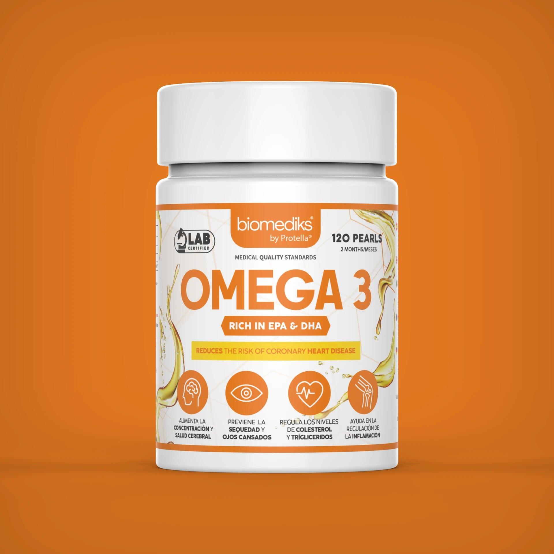 PROTELLA Protella - Ómega 3 x 120 cápsulas - Ómega 3 em cápsulas