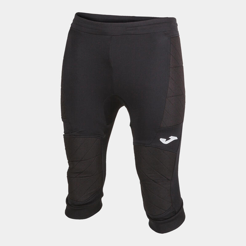 Pantalón 3/4 Fútbol Hombre Joma Protect Negro