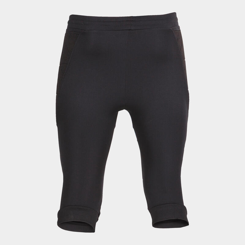 Pantalón 3/4 Fútbol Hombre Joma Protect Negro