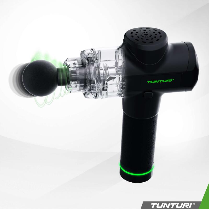 Massage Gun - Incl. Opzetstukken & koffer - Oplaadbaar - Massage pistool - Zwart