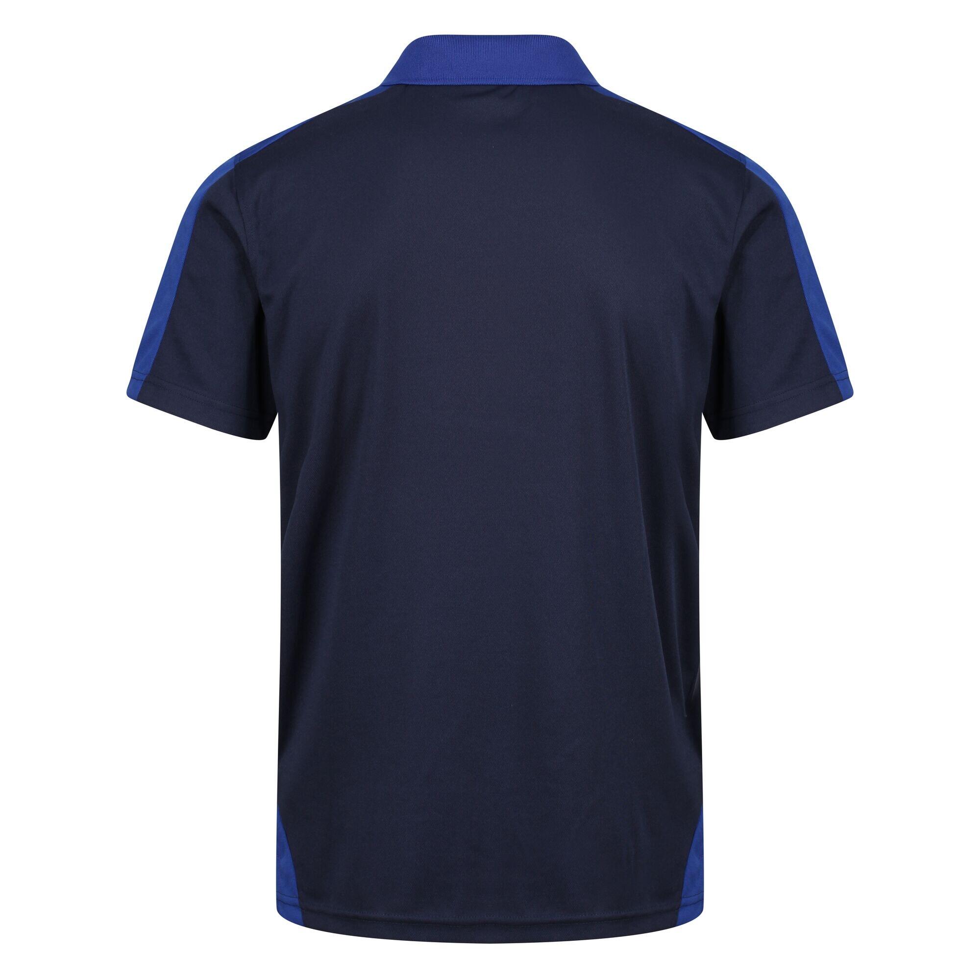 Polo De Sport CONTRAST Homme (Bleu Marine / Bleu Clair) 2/3