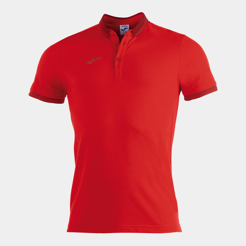 Polo Manga Corta Niños Joma Bali II Rojo