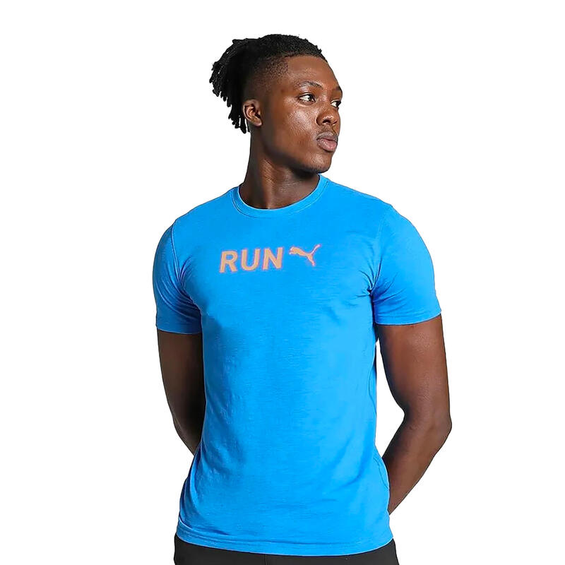 Męska Koszulka Puma Run Z Grafiką Puma Dorosłych