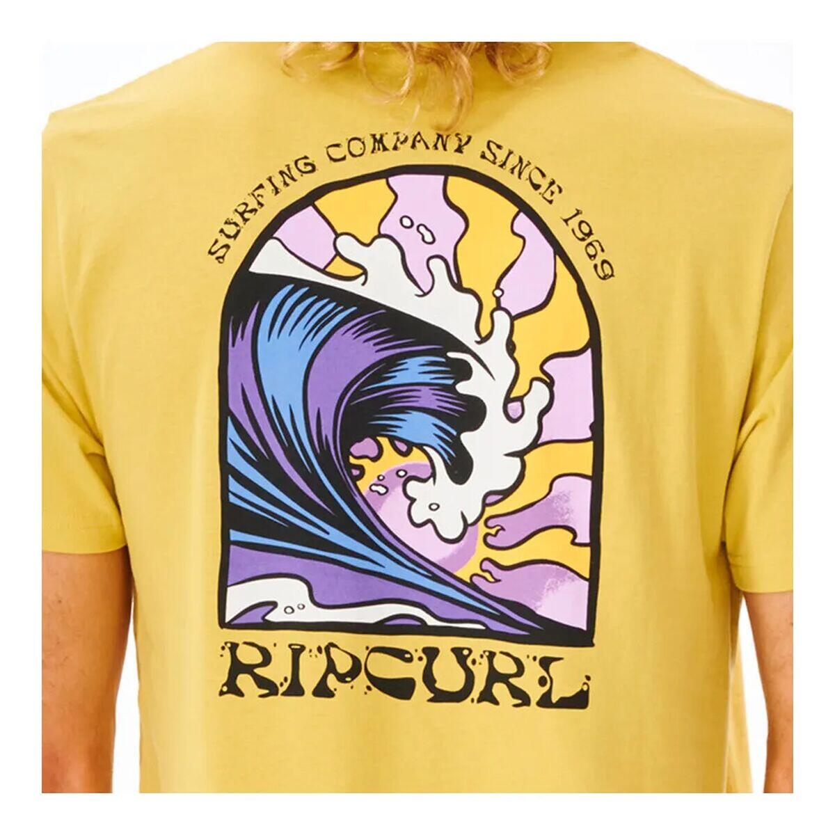T-shirt à manches courtes homme Rip Curl Jaune 4/5