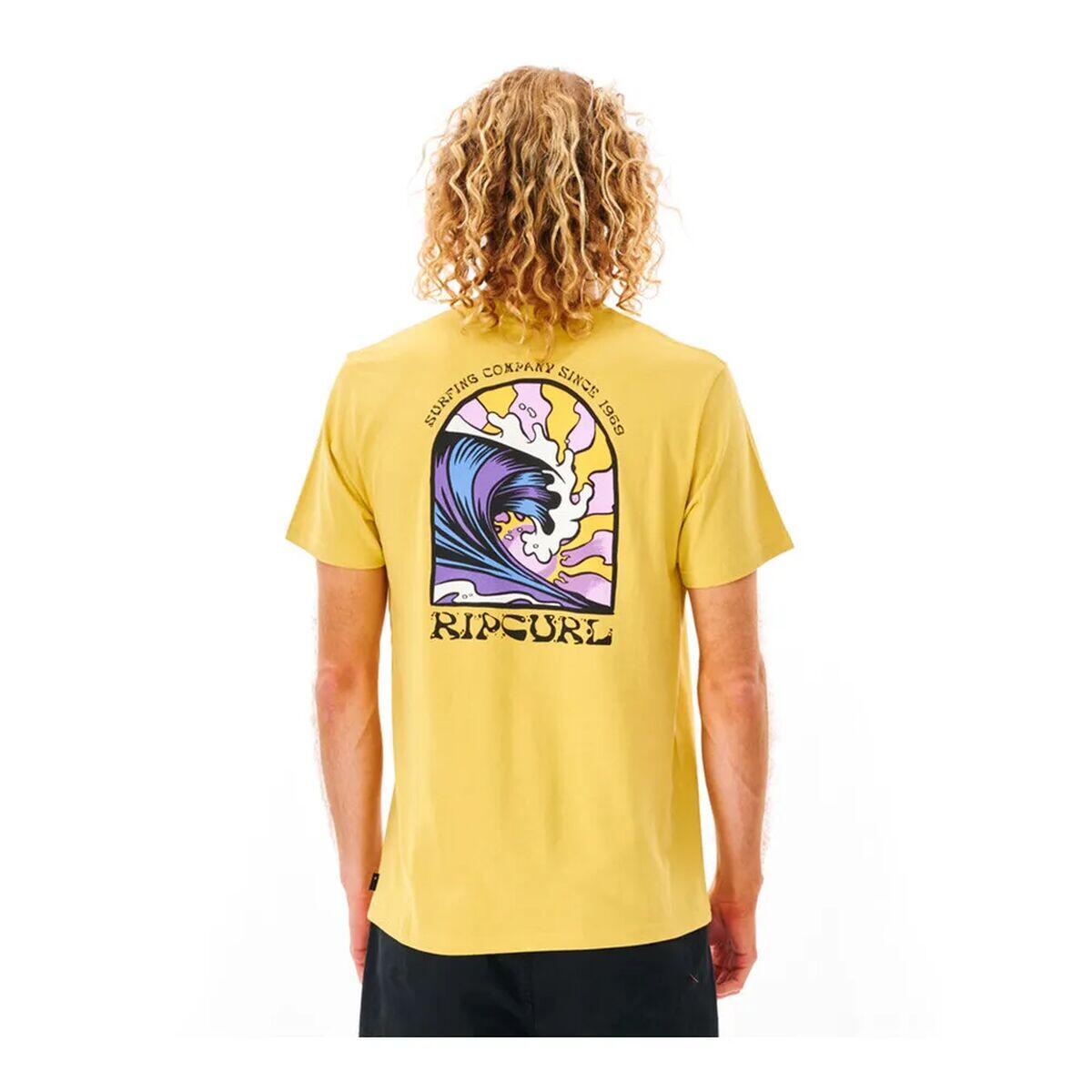 T-shirt à manches courtes homme Rip Curl Jaune 3/5