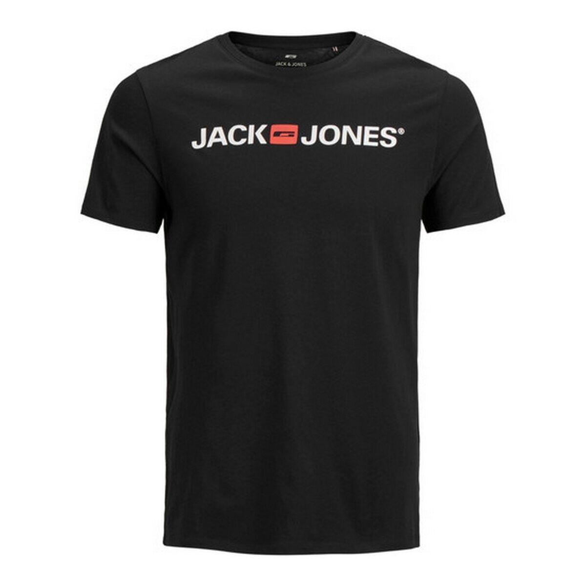 Maglia a Maniche Corte Uomo Jack & Jones 12137126 Nero 1/5