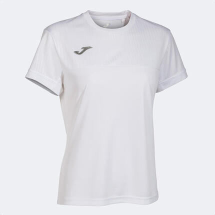 Maillot Manches Courtes Padel Femme Joma Montreal Rouge