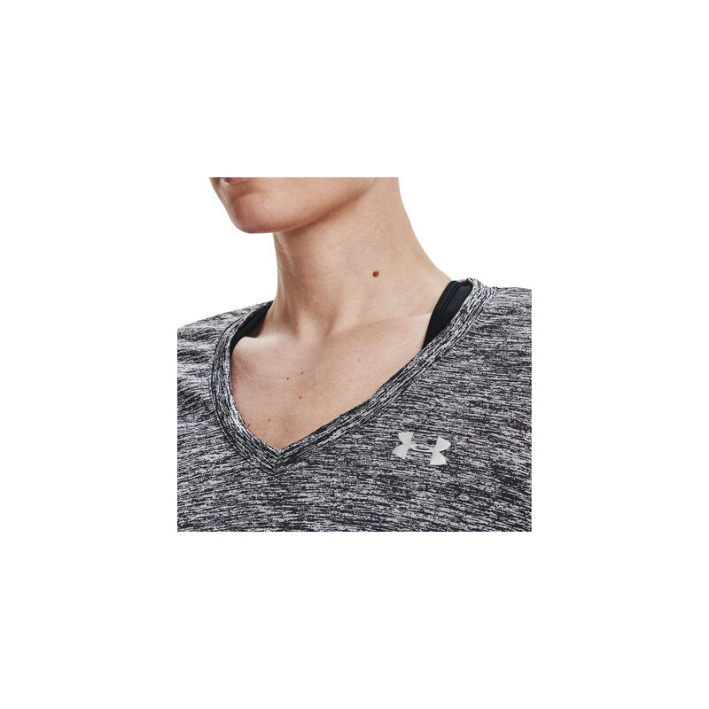 Camiseta Under Armour Tech SSV, Gris, Mujer