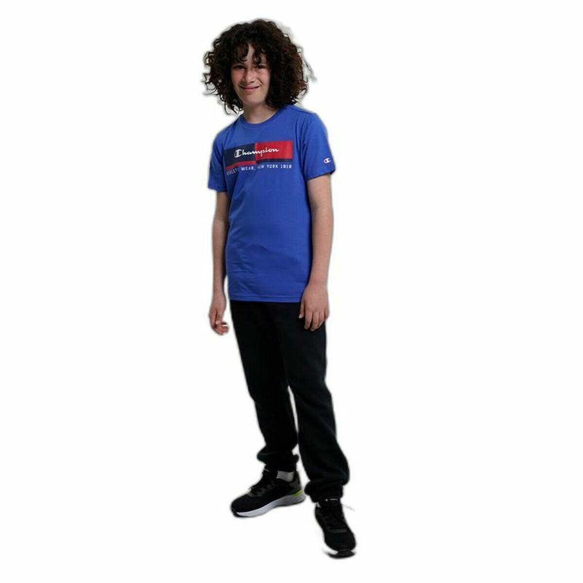 T-shirt à manches courtes enfant Champion Crewneck  Bleu 4/5