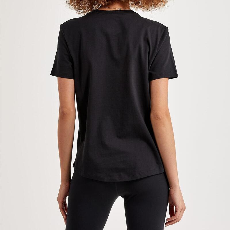 Camiseta de Manga Corta Mujer Nike ICN DX7906 010  Negro