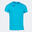 T-Shirt Manga Curta Running Homem Joma Record II Azul-Turquesa Fluor