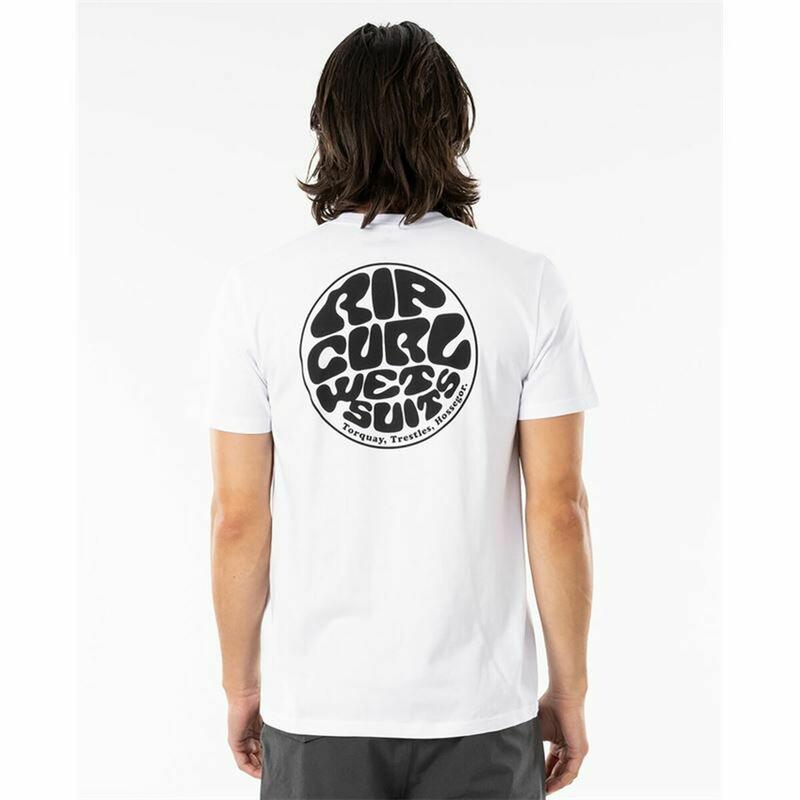 Camiseta de Manga Corta Rip Curl Wettie Essential Blanco