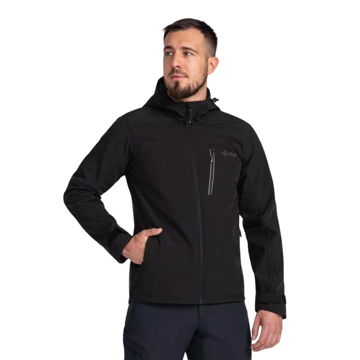 Geaca softshell KILPI Ravio, Negru, Barbati 1/7