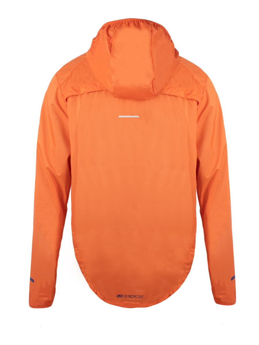 Veste coupe-vent BodyCross MID-ULTRA Orange imperméable 100% Polyester 7/8