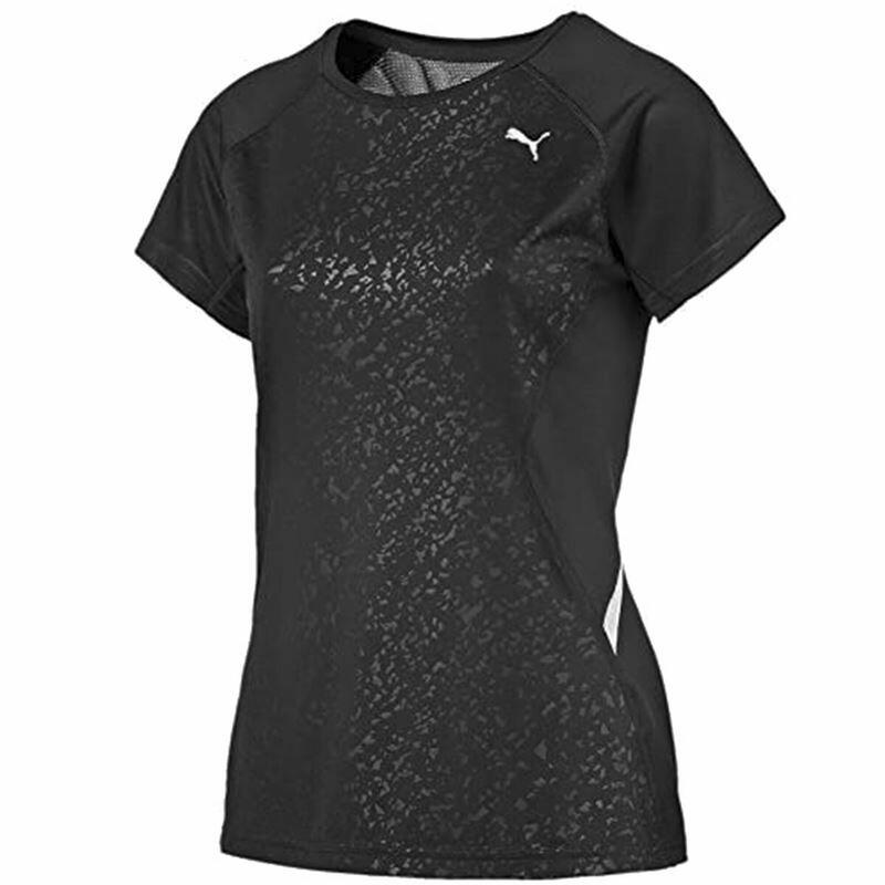 Camiseta de Manga Corta Mujer Puma  Graphic Tee Negro