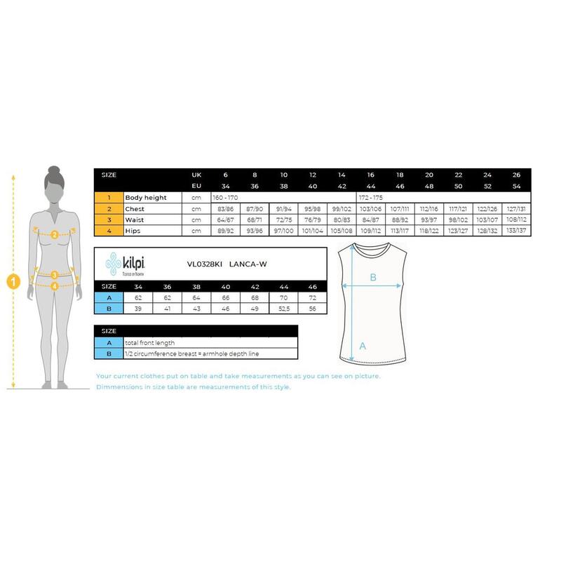 Top fonctionnel pour femmes Kilpi LANCA-W