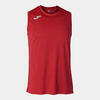 Camiseta Sin Mangas Baloncesto Hombre Joma Combi Basket Rojo