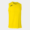 Camiseta Sin Mangas Baloncesto Hombre Joma Combi Basket Amarillo