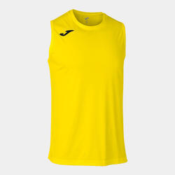 Camiseta Sin Mangas Baloncesto Hombre Joma Combi Basket Amarillo