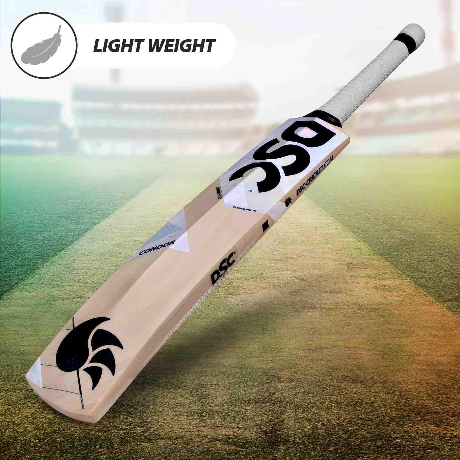 DSC Condor Flicker Kashmir Willow Cricket Bat | Farbe: Multicolor | Größe: 2 2/5
